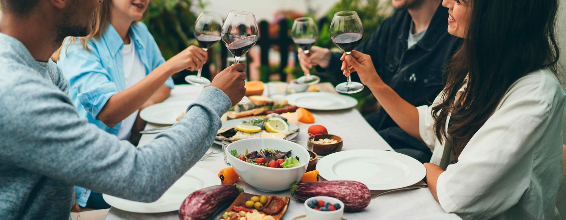 people sitting at a table 